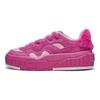 Li Ning Disney Strawberry Bear X 001 Unblock Classic Cushioning Breathable Warm Low-Tooth Casual Shoes Women sneakers Pink AGCT218-5