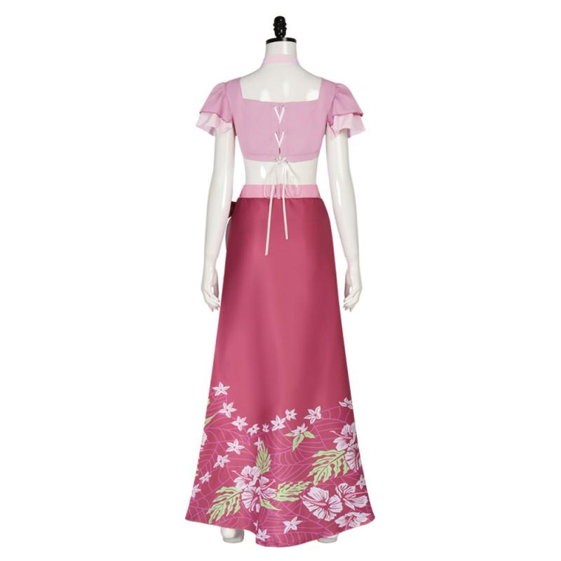 Halloween Cosplay Long Dress Game Role Play Alice Tifa Costume 2025