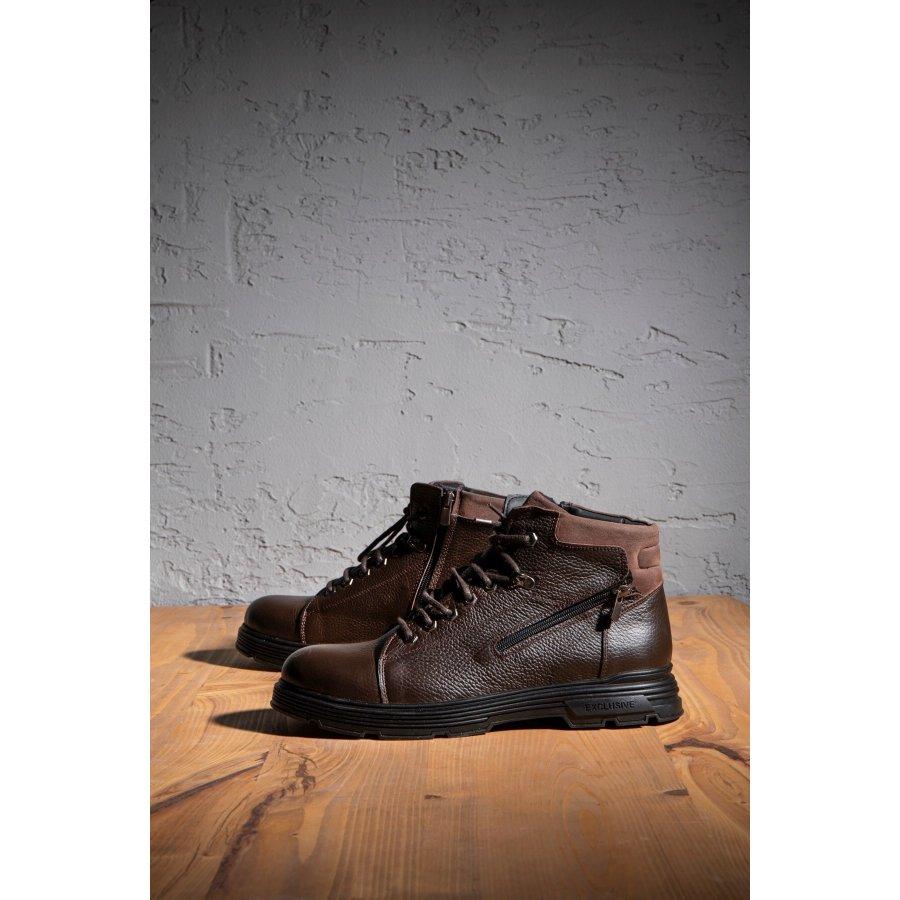 Men's Genuine Leather Rubber Sole Casual Stylish Boots