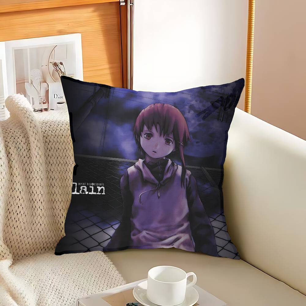 Мультфильм Serial Experiments Lain Наволочка Дюймы Сельский Декор Домашние Декоративные Подушки для Дивана