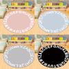 Kids ABC Area Rugs Non-Slip Washable Round Carpet for Bedroom Room Round Rug Floor Mat for Kids Classroom Gift for Toddlers