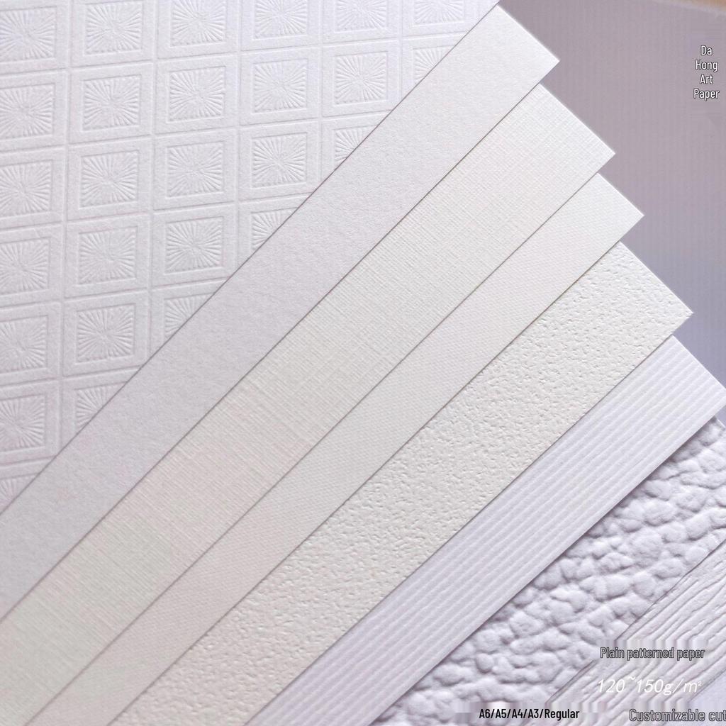 120g A5 Textured Blank Paper for Printing: Ideal for Manuals, Contracts, Thank You Letters, and Menus.
