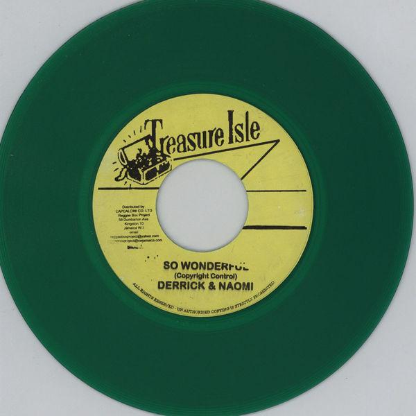 7-дюймовая пластинка DERRICK NAOMI BABA BROOKS So Wonderful Froggy NONE Treasure Isle Ямайка Регги Ска Даб Б/у