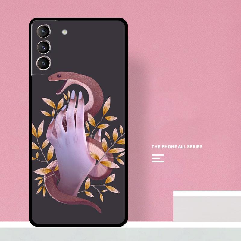 Чехол для телефона с рисунком змеи для Samsung Galaxy S25 S26 Ultra S20 S21 S22 S23 S24 S10 Plus S25 FE Cover Coque