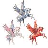 Chinese Style Zodiac Horse Badge Pin Zinc Zinc Alloy Vintage Horse Brooch  Year of The Horse