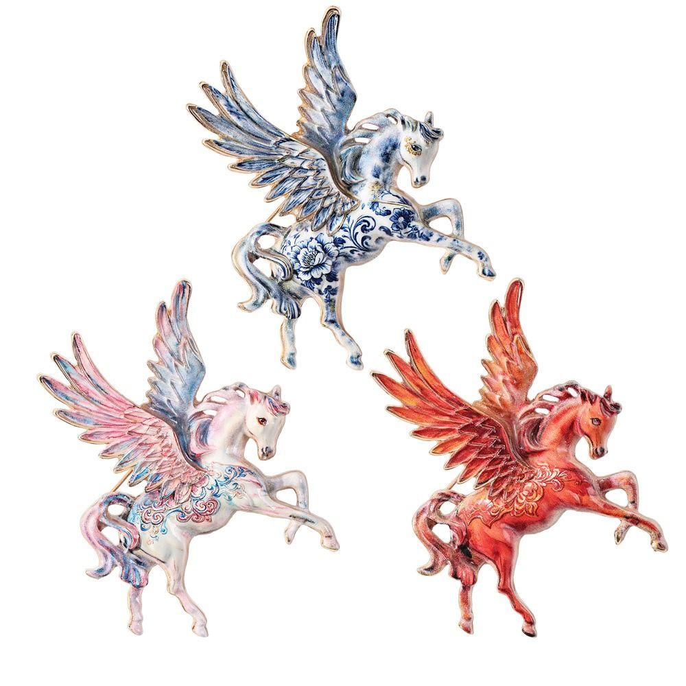 Chinese Style Zodiac Horse Badge Pin Zinc Zinc Alloy Vintage Horse Brooch Year of The Horse