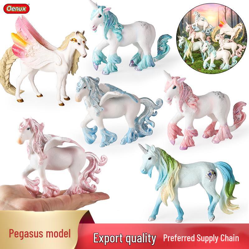 Cross-border Mythical Unicorn Pegasus Toy Model for Kids