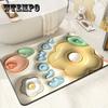 3D Visual Quick-Drying Non-Slip Foot Mat Door Mat Absorbent Floor Mat Cartoon Expansion Bathroom Mat Cute Rug