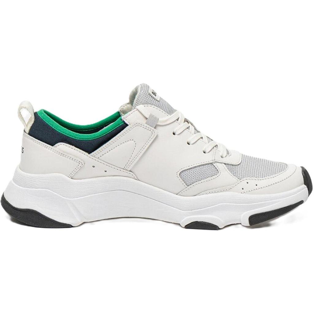 Hugo Boss Mens Asher Leather Running Trainers