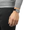 Tissot Мужские модные часы с кожаным ремешком и серым циферблатом T137.807.96.081.00