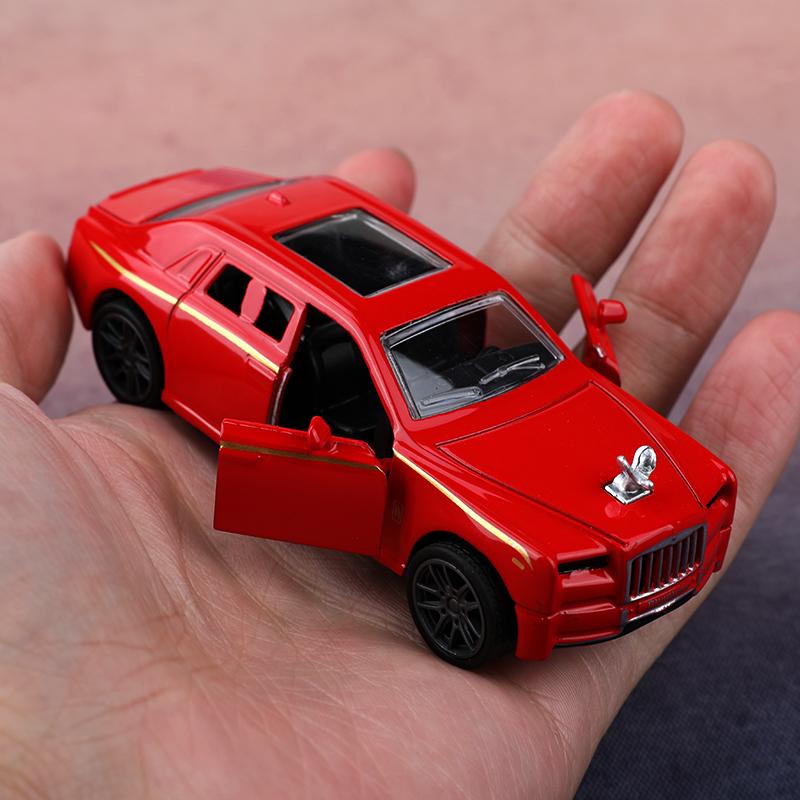 (инкапсулированный)1:43 Rolls-Royce Phantom, Металлическая модель автомобиля, Имитация транспортного средства, Детская металлическая машинка, Игрушечная модель для мальчика, Украшения для автомобиля