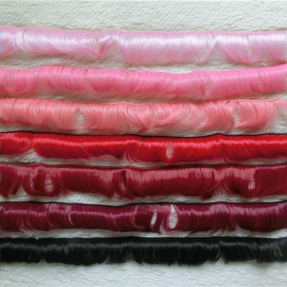 5CM Kids Gifts Accessories 1/6 1/4 1/3 Short Curly Wigs Toy Toupee Doll Fringe Hair Mini Tresses