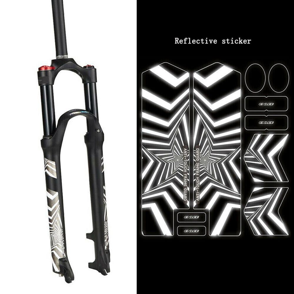 Светоотражающие наклейки на вилку велосипеда, устойчивая к царапинам защитная вилка для горного велосипеда, съемная наклейка для дороги