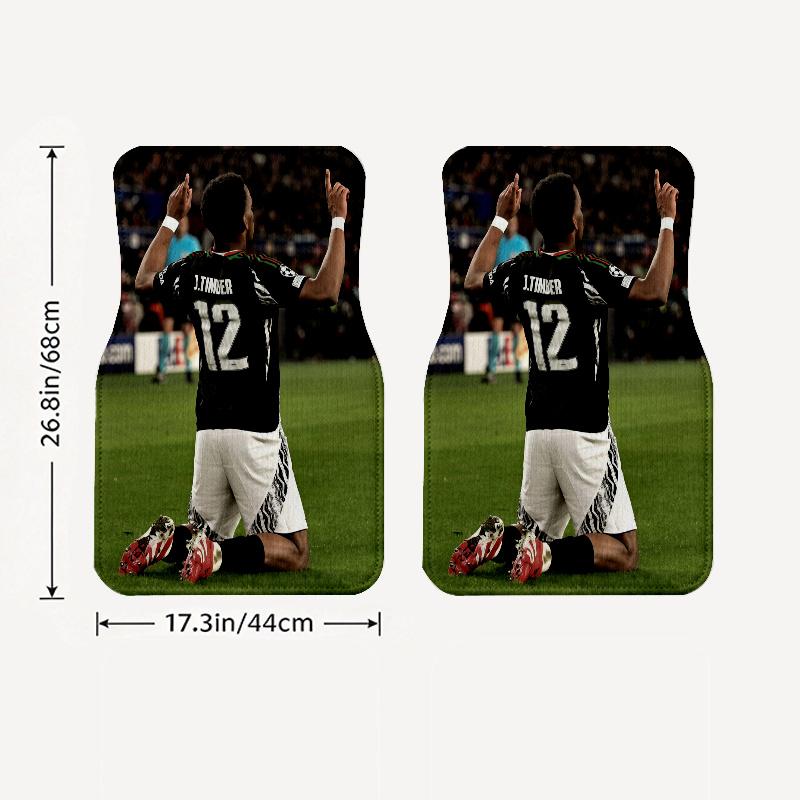 Timber pattern Black Car Floor Mats Full Coverage All-Season Car Mats, XPE Non-Slip And Wear-Resistant Mats Suitable for SUV Interiors, Textured Car