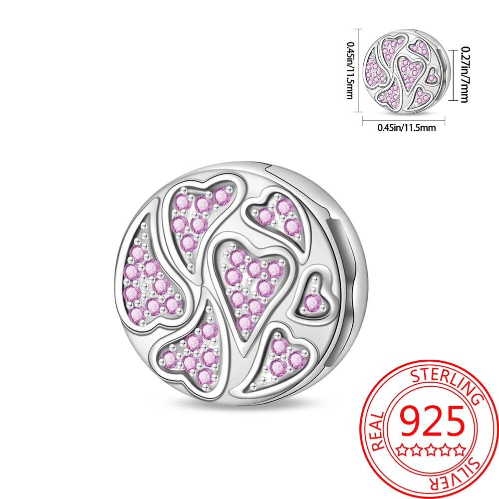 Original Copper Red Love Clover Colored Lollipops Butterfly Shell Fit Diy Reflexions Mesh Bracelet Party Gifts