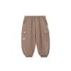 White Wheat Kids' Cartoon Embroidered Cargo Jogger Pants