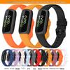 Fitbit Inspire 3 Silicone Watch Band - Official Style Wristband with Color Buckle