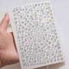 3D Round White Pearl Rhinestones Face Gem Stickers 3/4/5mm Mixed Self-adhesive Pearl Beads Jewel Face,Body,Nail,Hair Decoration