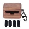 Чехол для наушников из полированного вручную дерева грецкого ореха, защитный чехол для беспроводных наушников Sennheiser