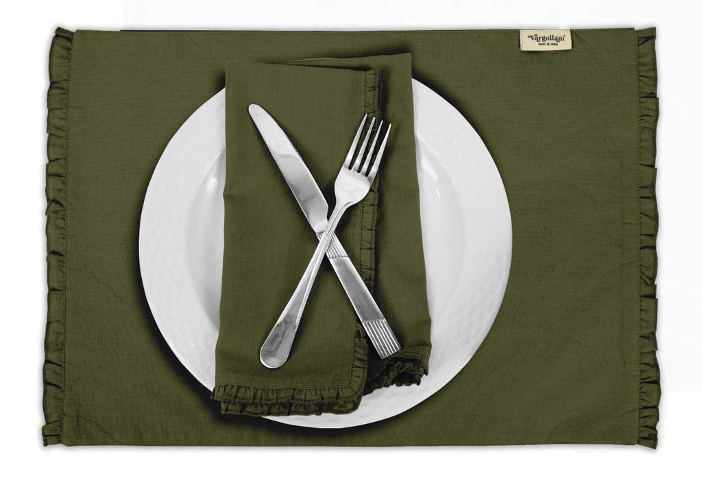 Vargottam Черный домашний декор, двусторонний декор стола, оборки, салфетки, двусторонний обеденный коврик-набор