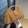 Women Summer Woven Shell Tote Bag Female Handmade Top-Handle Bags Handbags For Women Luxury Designer Beach Purse