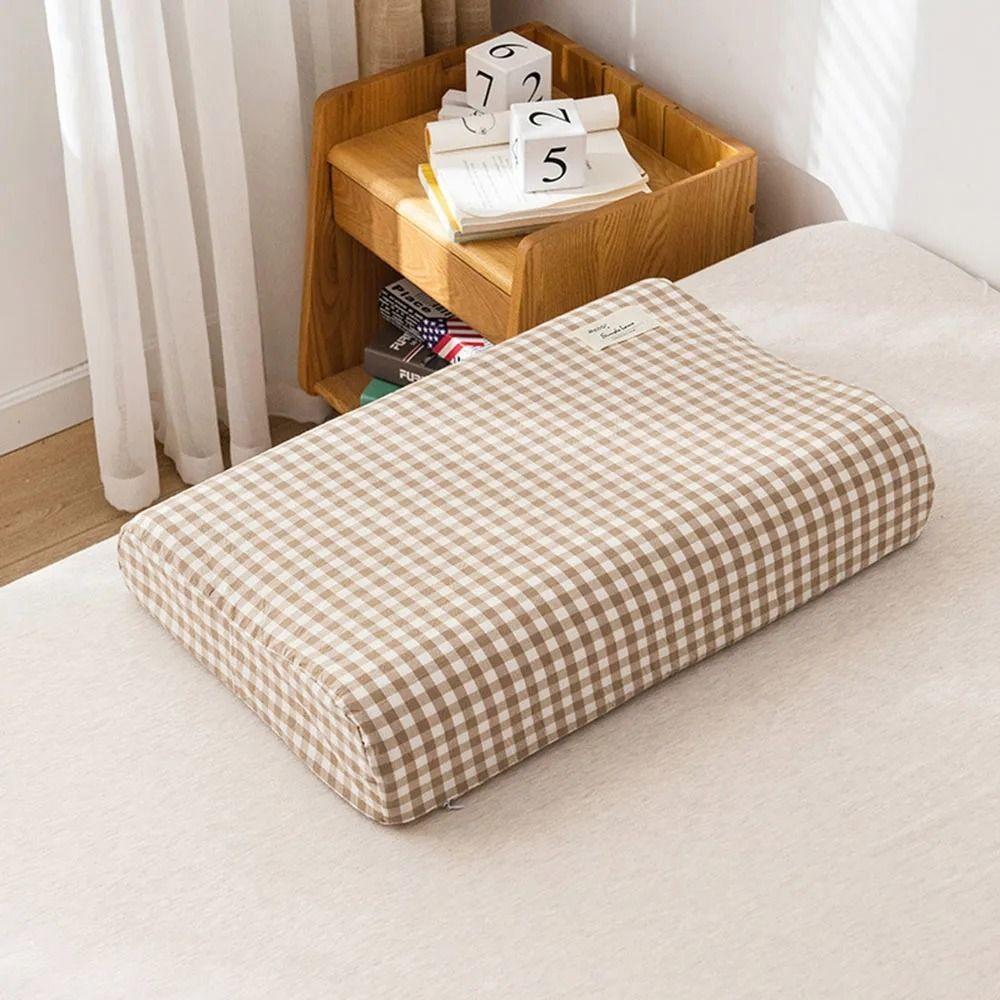 50*30cm/60*40cm Latex Pillows Case Cotton Sleeping Pillowcase Home Textile Pillow Cover Women