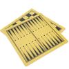 2Pcs Wooden Twosided Chess Board Backgammon Dual Purpose Checkerboard Accessory