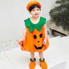 For Stage Performance Party Masquerade Cloth Pumpkin Costume Halloween Costume With Hat and Bag
