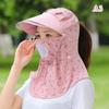 Козырек шляпа защита шеи защита от солнца хлопковая женская шляпа от солнца походная шляпа