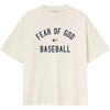 Fear of God Essentials Футболка MLB 90-х Кремово-белая Унисекс Топы 125ML254002F