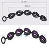 Anal Beads Anal Plug Silicone Ring with 5 Connecting Beads Anal Pearl Anal Dildo Beginner Total Length 395mm