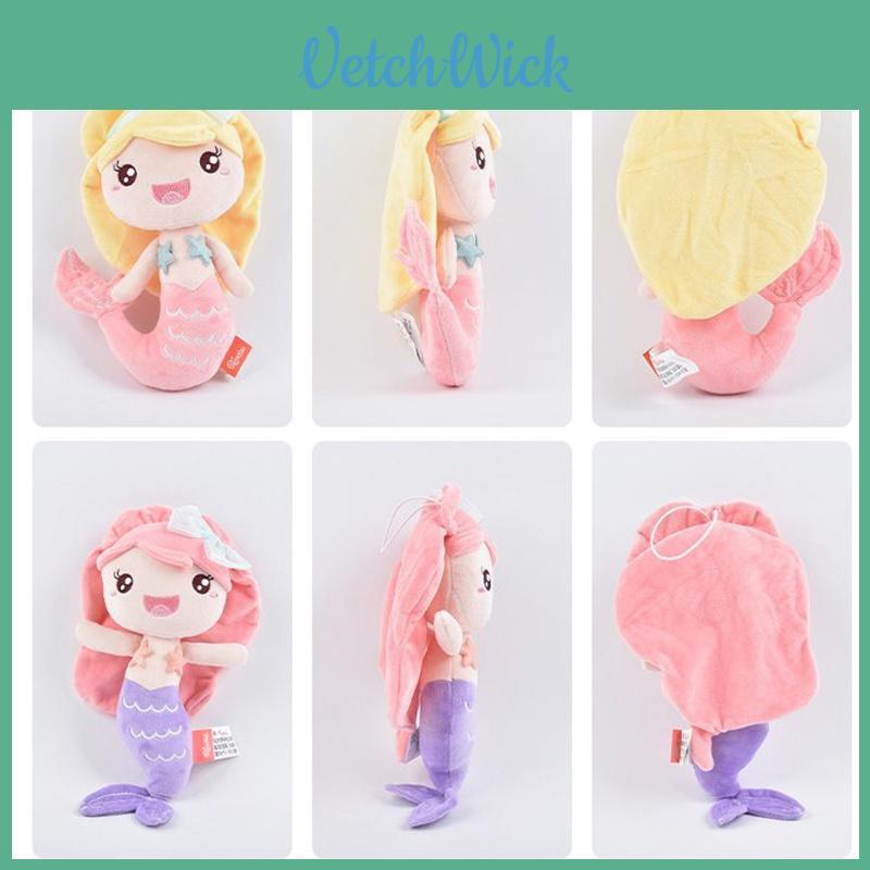 Beautiful Mermaid Princess Stuffed Animal Toy With Vibrant Colors