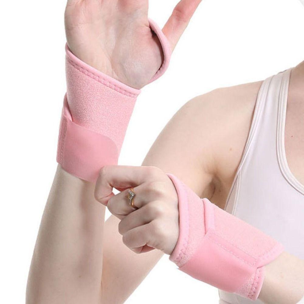 Black Grey Pink Adjustable Wristband Nylon Spandex Carpal Tunnel Brace New Wrist Bandage