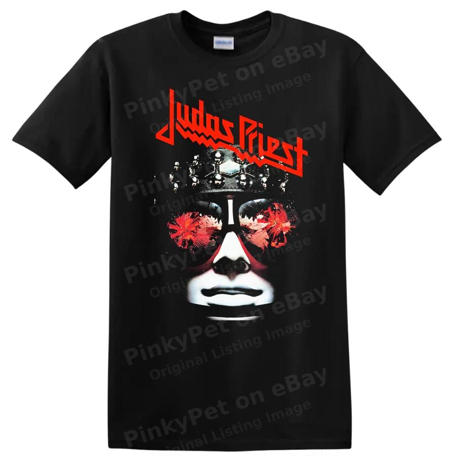Judas Priest Rock Metal Music T Shirt Graphic Band Face Tee
