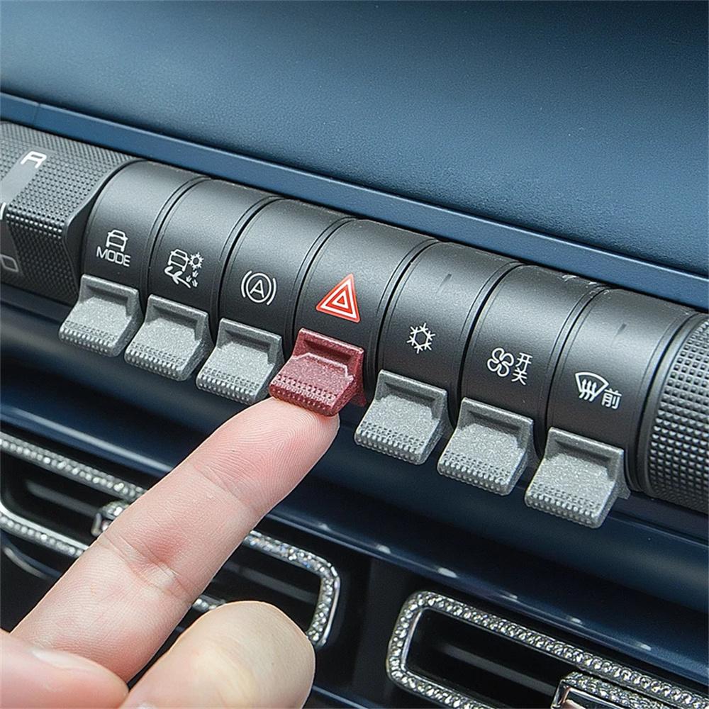 7 шт. Наклейка-лепесток кнопки управления кондиционером, ручка для Byd Dolphin Seagull