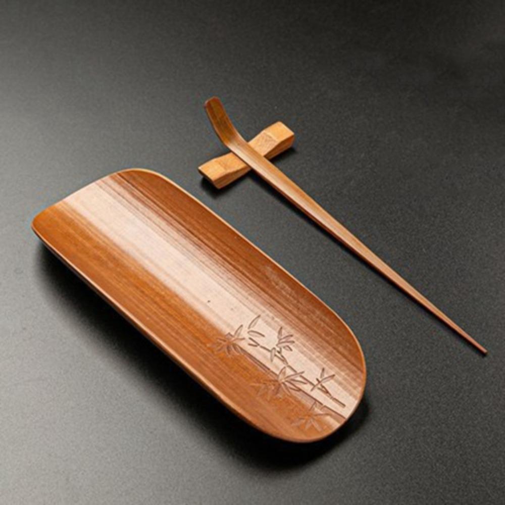 Китайский бамбуковый чайный набор ложек традиционный чайный совок кофейные принадлежности скребок для чая магазин чая