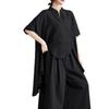 Blouse for Short Long Shirt Large [RoyzTocz] Women, Sleeve, T-Shirt, Summer, Shirt, Tops, Dress, Elegant, Size, Slit, Stylish, Stylish, Adult,