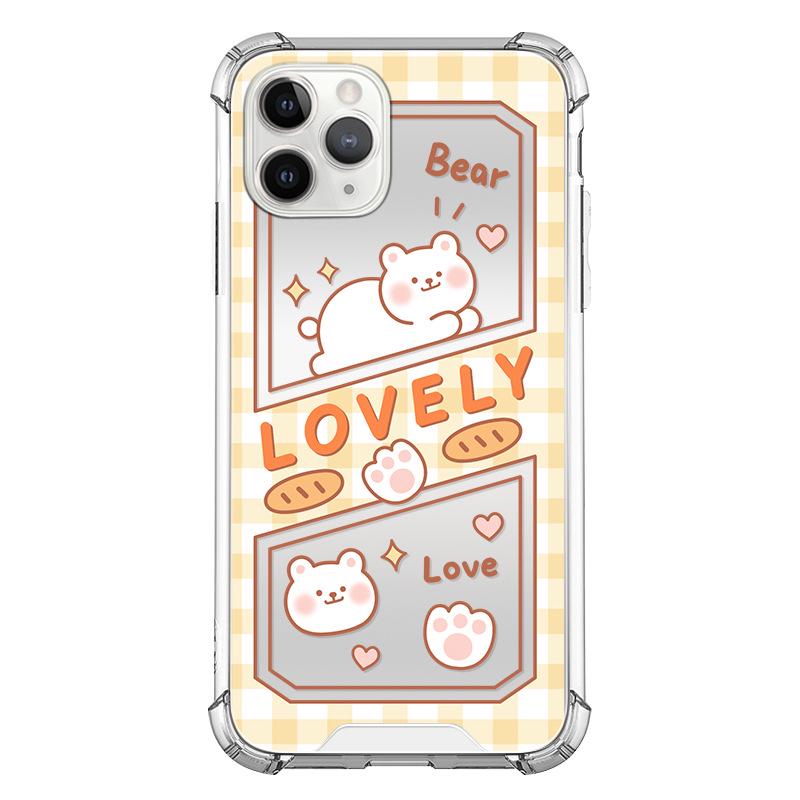 Чехол Zhitai Cartoon Mirror для iPhone 13/14, Huawei Mate 60/50, Xiaomi 14