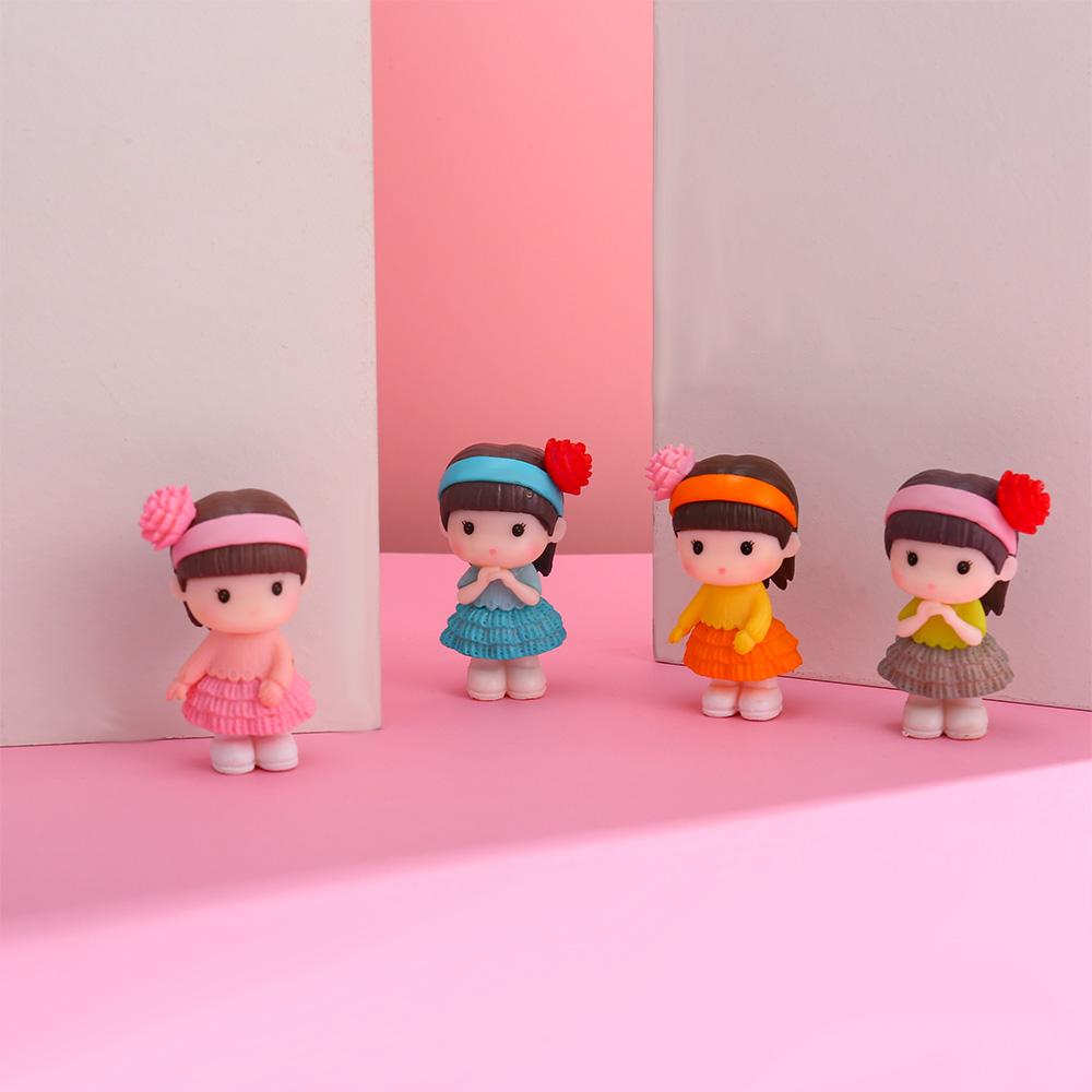 Girl Cute Statue Fairy Resin Craft Landscape Accessories Mini Ornaments Miniature Bonsai Figurine