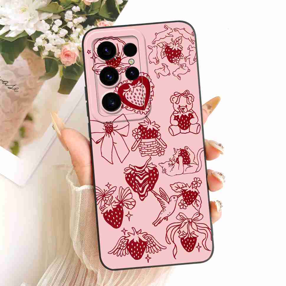 Чехол для Samsung Galaxy S25 Ultra 5G Модный Мультяшный Мягкий Силиконовый Чехол для Samsung S25 Ultra SM-S938B SM-S938B/DS Чехлы для Телефона