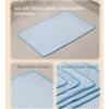 Summer Pet Cooling Mat Ice Silk Polyester Cool Pad No Leaking Gel Washable Dog Cat Bed Breathable Cushion for Hot Weather Relief