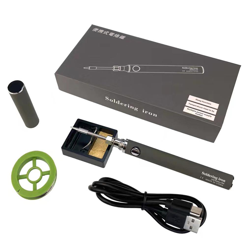 8W USB Cordless Electric Soldering Iron Kit Micro Iron Type-c Charging Interface Full Charge Can Last For 40 Minutes
