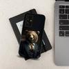 Clothing Art  Bear Case For Samsung Galaxy A73,72,41,J7,22,Note,31,8,9,52,71,53,32,Soft Black Silicone Cover