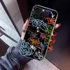 Graffiti Fashion Cool Phone Case For iPhone 17 Air 16 15 Pro Max 14 Plus 13 Mini 12 11 Cover 7 8 SE Silicone Shell Print Fundas