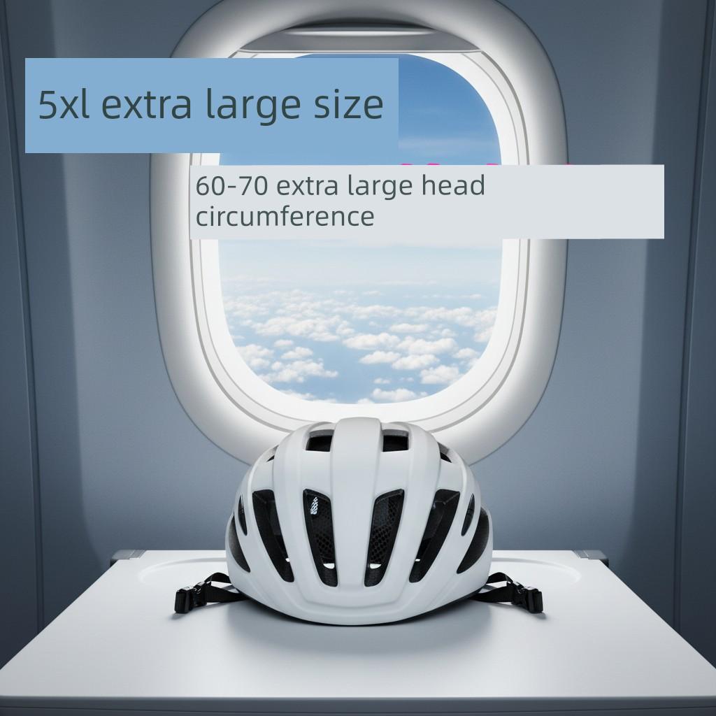 Yema's 6Xl5Xl7Xl Extra-Large Size Road Cycling Helmet with 65 Large Head Circumference and Widened Riding Glasses