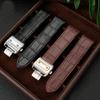 Натуральная кожаный ремешок для часов Cartier Sandoz Santos 100 Водонепроницаемый Мужской Женский Santos Клеевая головка Детали Ремешки для часов 20 мм 23 мм