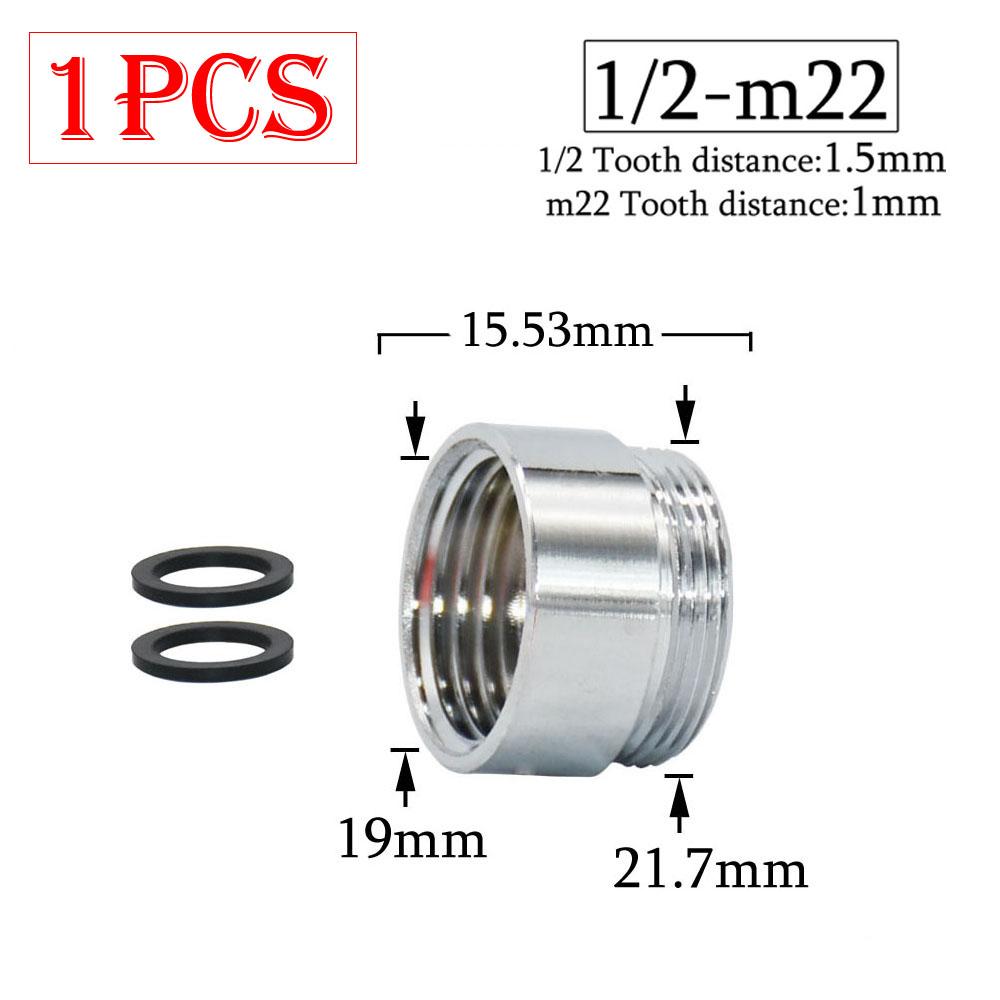 Латунный 1/2 x M16 M18 M20 M22 M24 M28 резьбовой соединитель серебряный кран соединения очиститель воды аксессуар адаптер для кухонного водопроводного крана