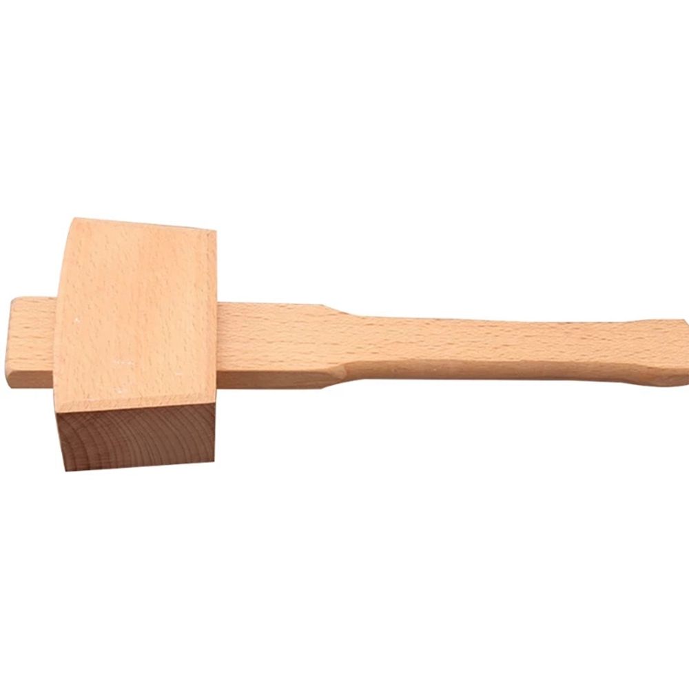 Beech Wood Handmade Professional Bartender Crushed Ice Mallet Wooden Hammer Woodworking Tools