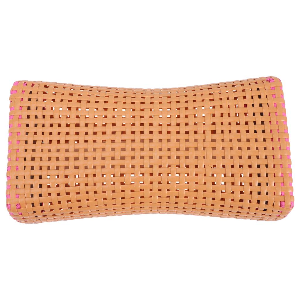 Bed Pillows Sauna Neck Rest Breathable Headrest Footspa/bath Soaker Massager with Heat Summer Bamboo Weaving