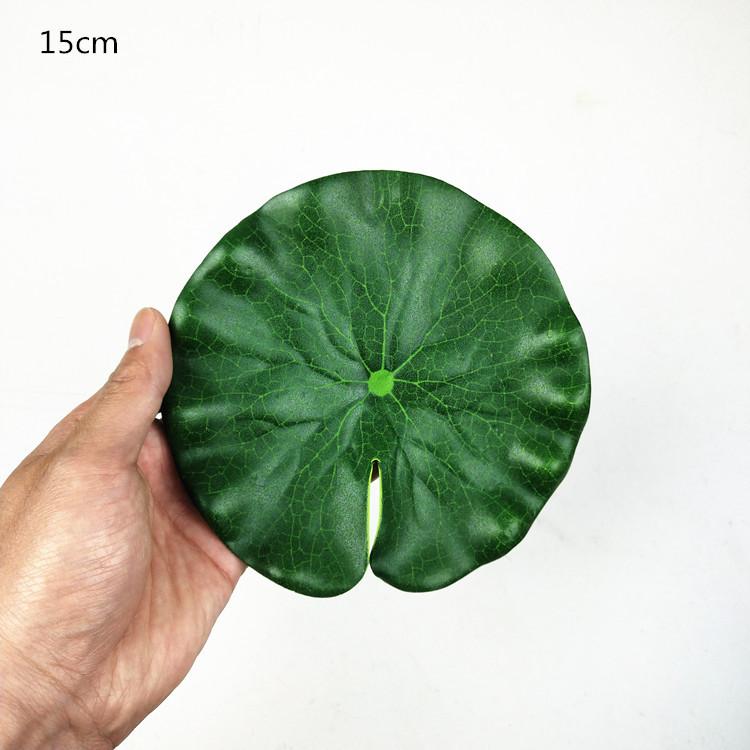 Моделирование листьев лотоса для бассейна, украшение для аквариума